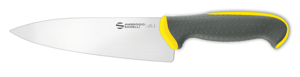 Kitchen knife blade cm. 16 yellow handle Tecna line by Ambrogio Sanelli