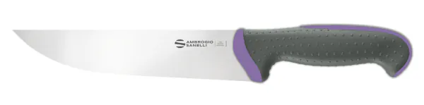 Coltello francese cm. 20 manico viola Linea Tecna di Ambrogio Sanelli