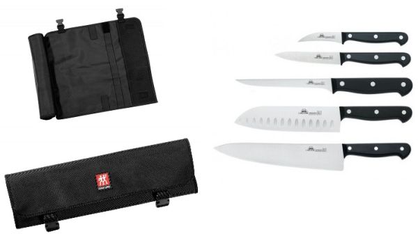 Due Cigni Compact: roll bag with 5 knives