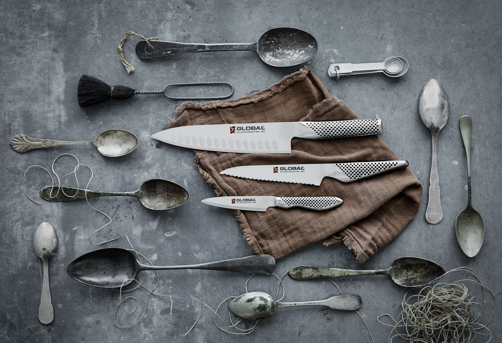 What are the three most important knives in a kitchen?