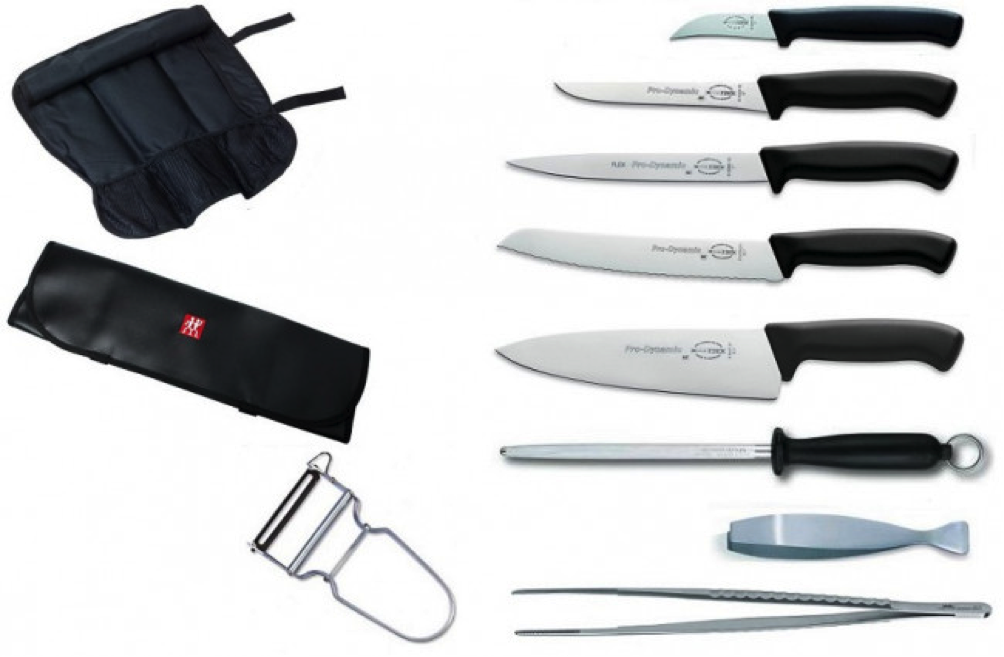 knife set for cooking school