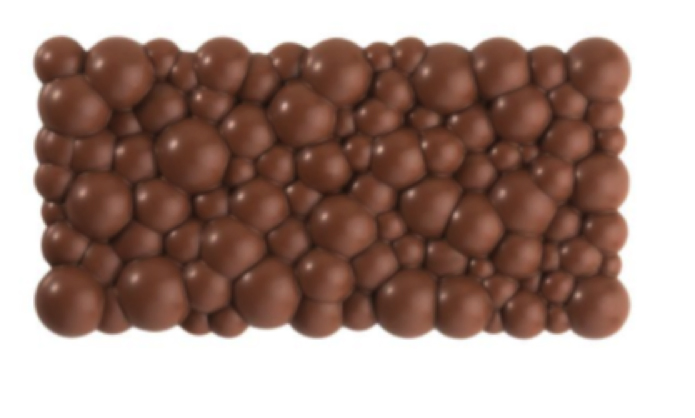 Tavoletta cioccolato bollicine