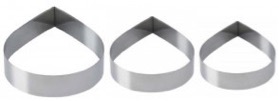 drop-shaped cake ring